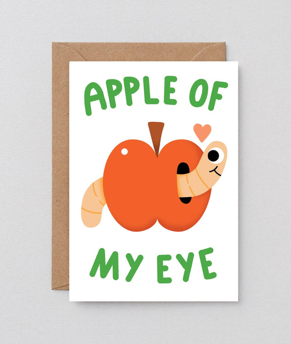 Grußkarte „Apple Of My Eye“