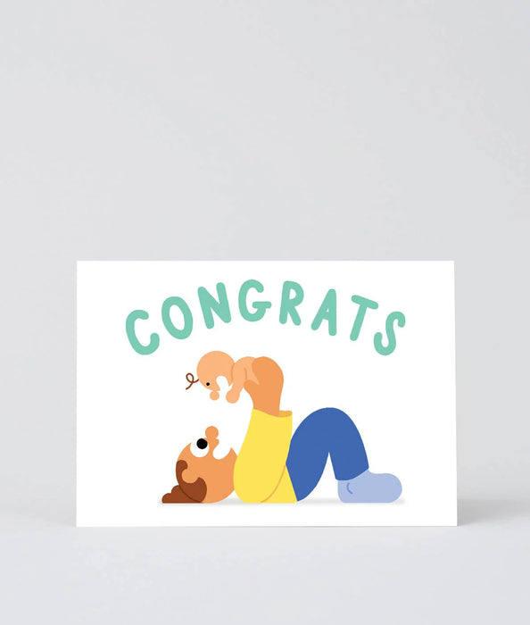 Glückwunschkarte „Congrats Baby“
