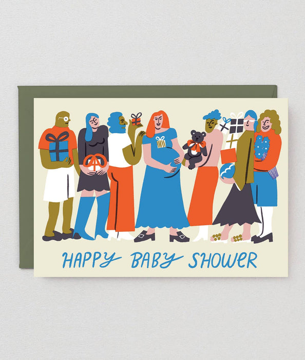 Glückwunschkarte „Happy Baby Shower“