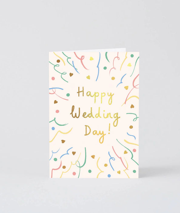 Grußkarte 'Happy Wedding Day!'