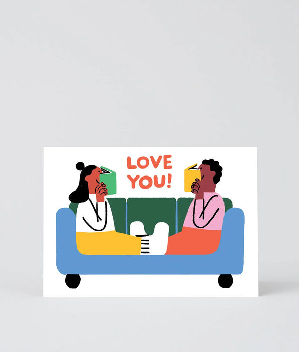 Grußkarte „Love you Readers“