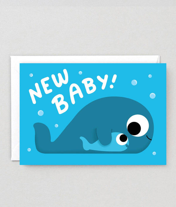 Grußkarte „New Baby Whales“