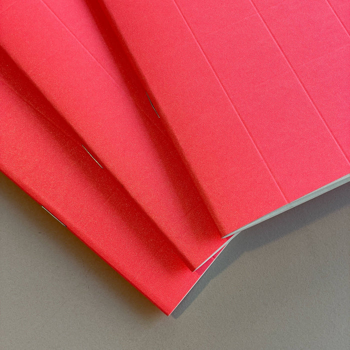 Grid Neon Pink Notizbuch Premium