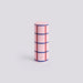 HAY Column Candle - Medium- Light Pink/Red/Bordeaux/Dark Blue