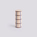  HAY Column Candle - Medium - Off White/Bordeaux/Blue/Silver