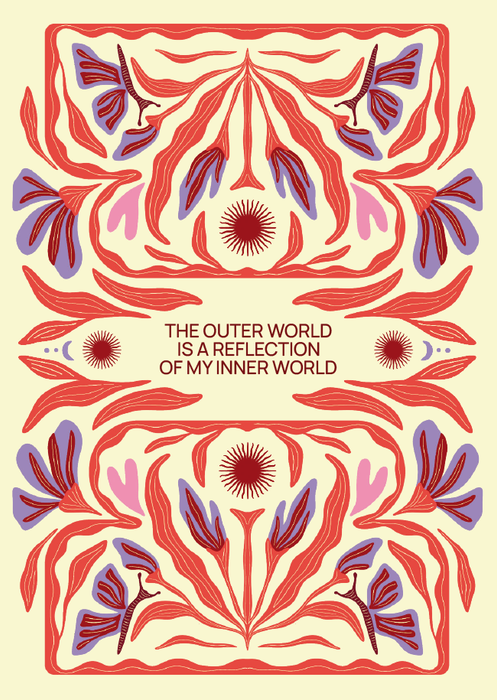 A-Journal Daily Affirmation Kartenset Stripes