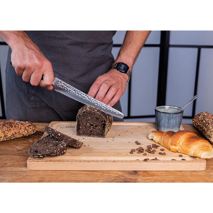 KOTAI kitchen - Das Komplettset: 6 Messer (Schälmesser + Santoku + Gyuto + Filetiermesser + Brotmesser + Hackbeil)