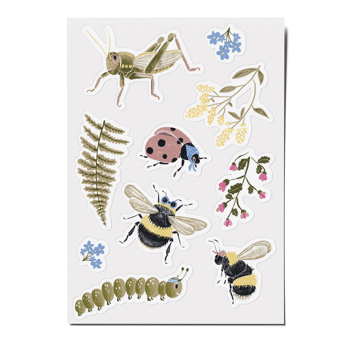 nuukk Stickerbogen "Bienen"