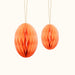 by Vivi. Osteranhänger aus Papier Eier-Set  - Orange