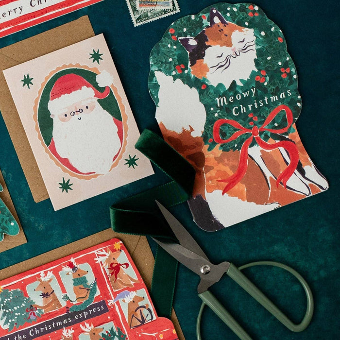 Grußkarte - Santa Mini