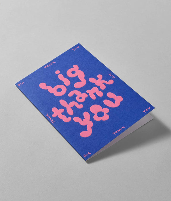 Grußkarte - Big Thank You