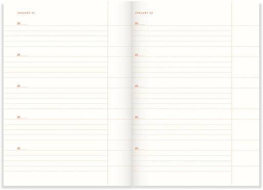 A-Journal A Line a Day - Lavender Stripes