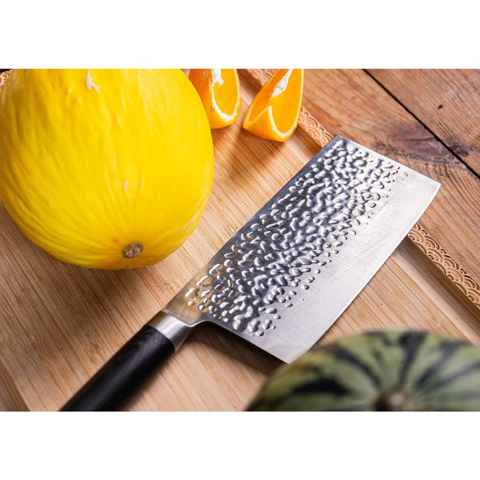 KOTAI kitchen - Das Komplettset: 6 Messer (Schälmesser + Santoku + Gyuto + Filetiermesser + Brotmesser + Hackbeil)