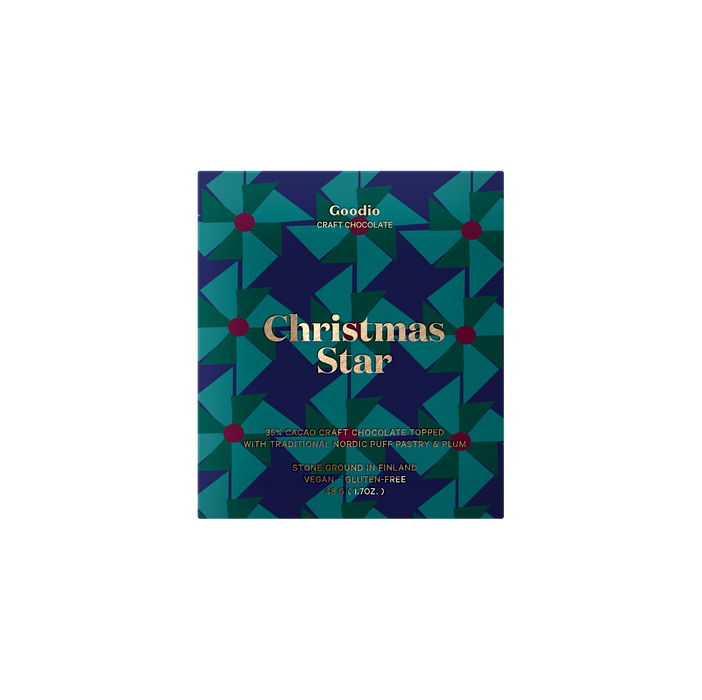 Christmas Star -  Weihnachtsstern Schokolade 35%