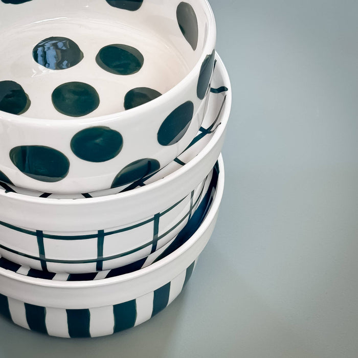 Schale Grid Small - Gentle Green