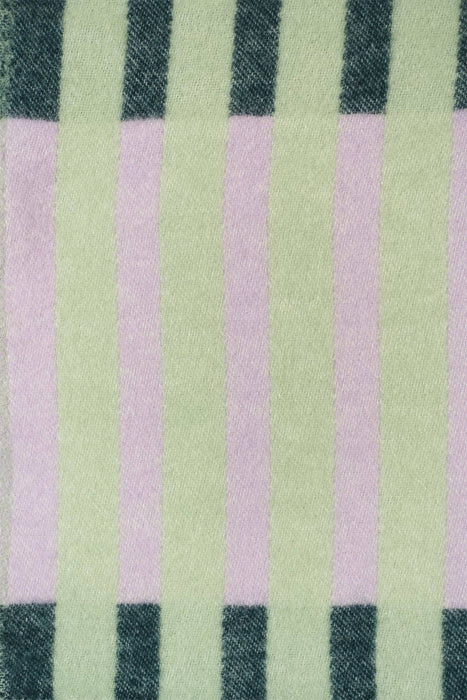Wolldecke / Kuscheldecke DESSAU lavender / sage / petrol