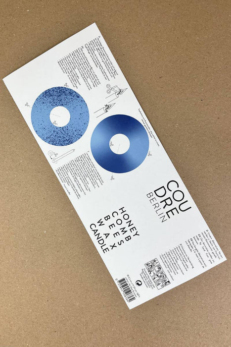 Bienenwachs Stabkerzen - blue & ocean