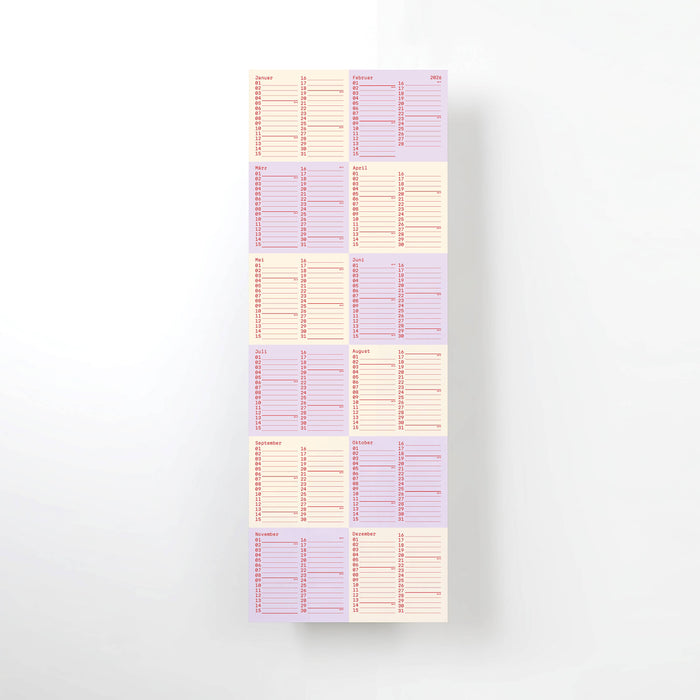 SQUARES Wandkalender 2026