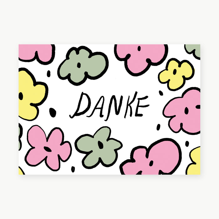 Postkarte - Danke