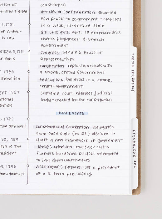 3 Subject Notebook