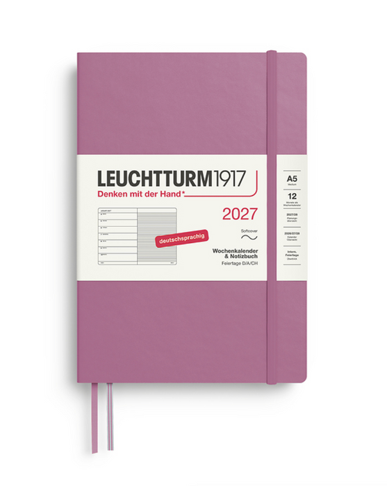 Wochenkalender & Notizbuch Medium (A5) 2027