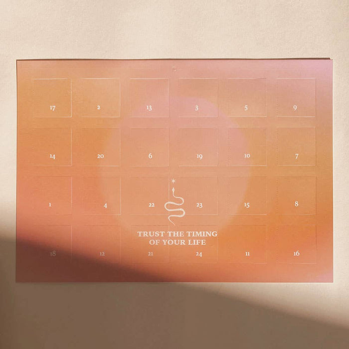 Adventskalender mit 24 Affirmationen - Trust the Timing