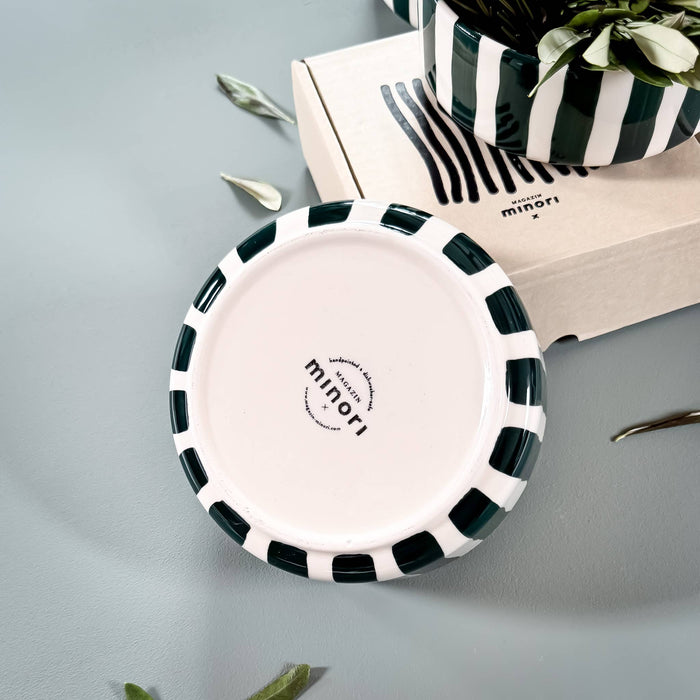 Schale Stripes - gentle green