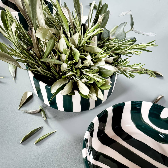 Schale Stripes - gentle green