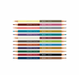 Caran d’Ache Paul Smith Set - 12 Farbstifte Bicolor & 1 Pinsel 