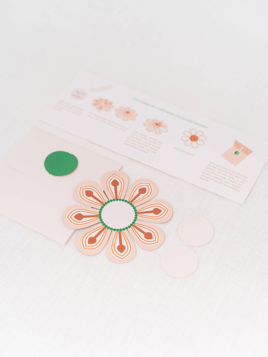 MAGIC aufklappbare Blume - festliche Grußkarte inkl. Umschlag