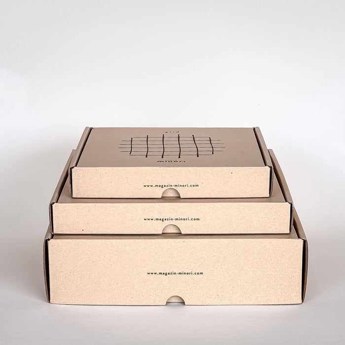 Teller klein Grid - Tramonto Red