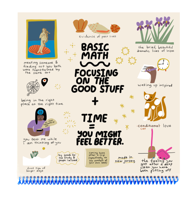 12-Monats-Wandkalender 2026 - Only Good Things