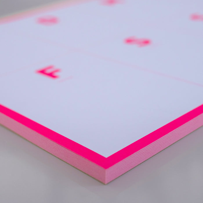 FOX & POET Wochenplaner - Pink