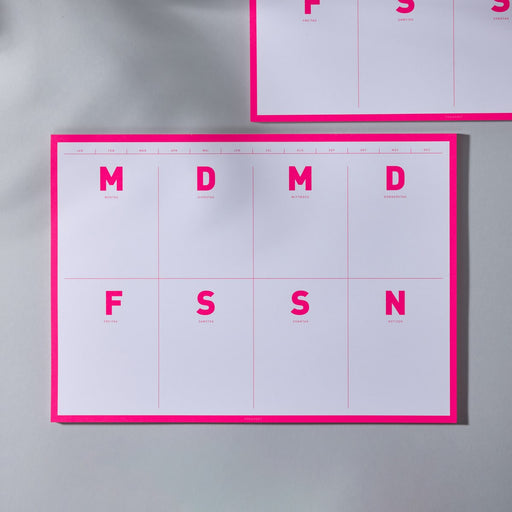 FOX & POET Wochenplaner - Pink