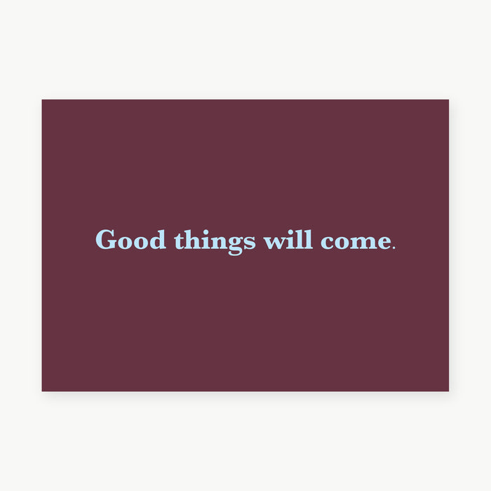 Postkarte - Good things