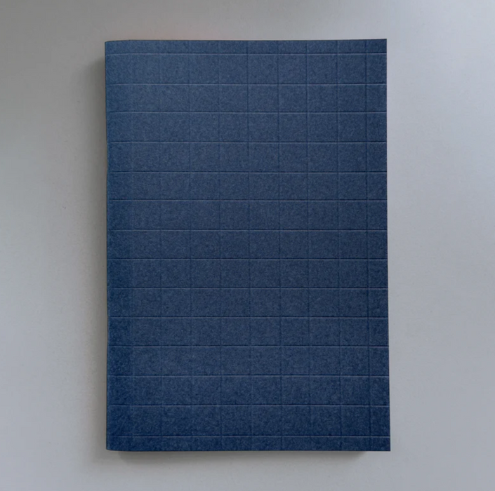 Grid Deep Denim Notizbuch