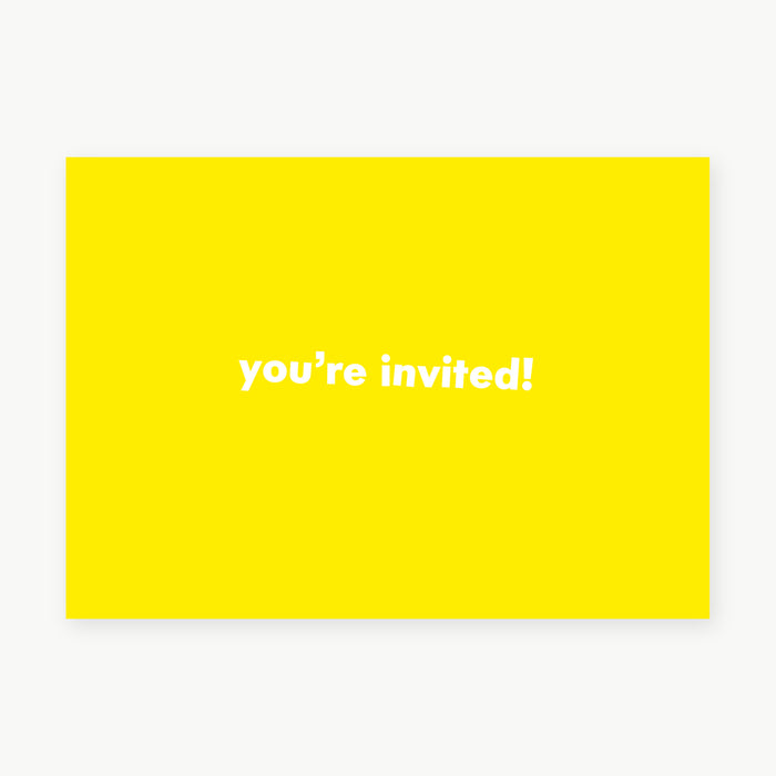 Postkarte - invited!