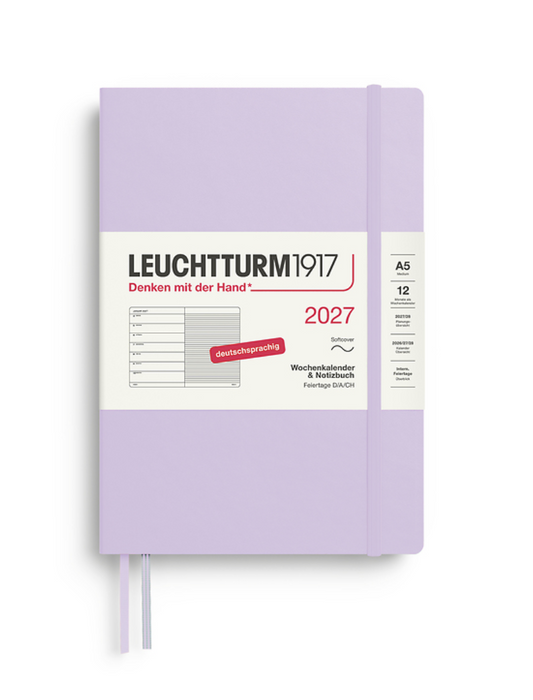 Wochenkalender & Notizbuch Medium (A5) 2027
