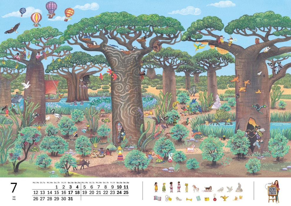 Wimmel Kalender 2027 "Fairy Tales Retold"
