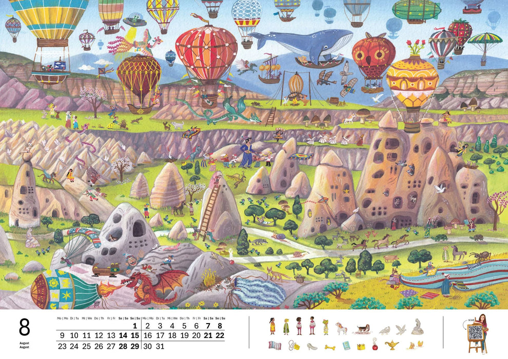 Wimmel Kalender 2027 "Fairy Tales Retold"