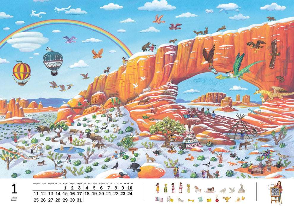 Wimmel Kalender 2027 "Fairy Tales Retold"