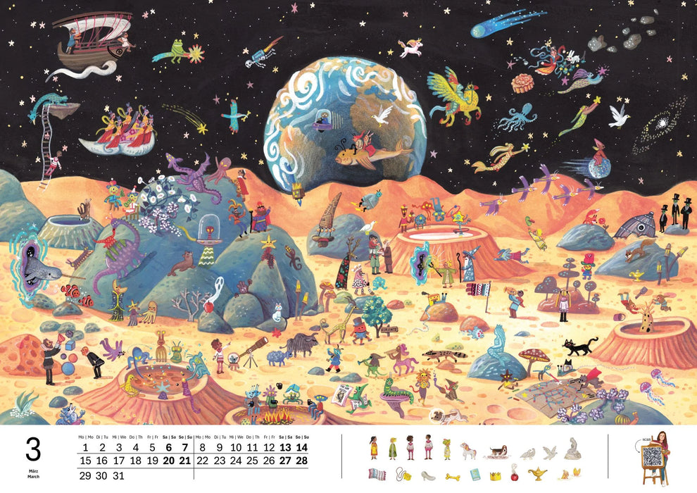 Wimmel Kalender 2027 "Fairy Tales Retold"