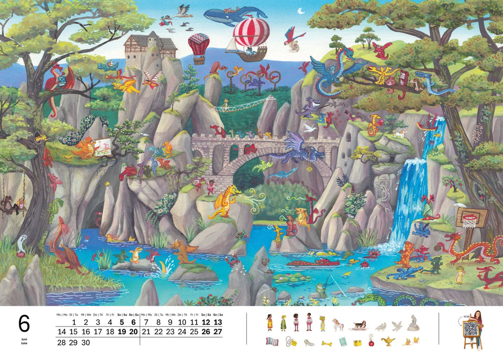 Wimmel Kalender 2027 "Fairy Tales Retold"