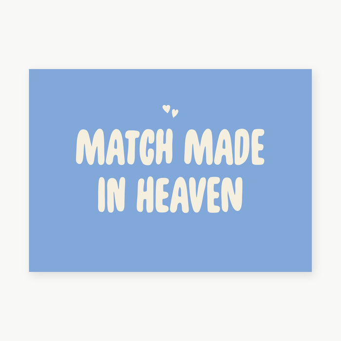 Postkarte - Match