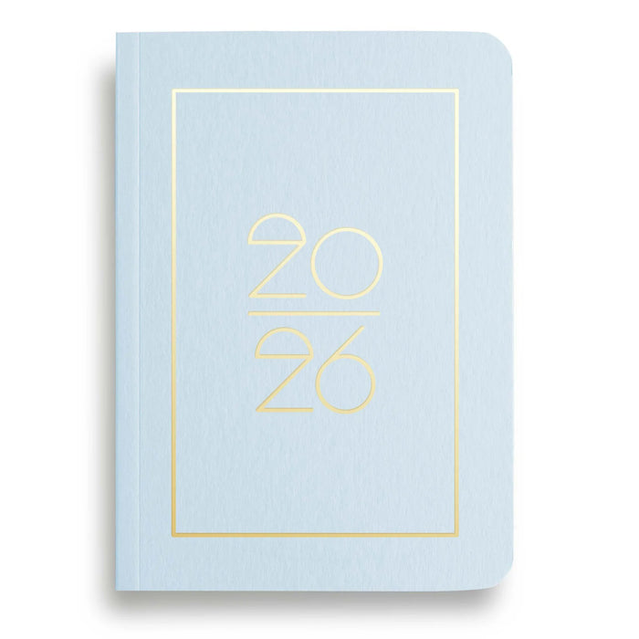 NAVUCKO. Pocket Kalender A6 - 2026 - Azure Blue