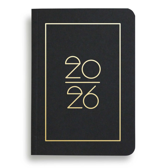 NAVUCKO. Pocket Kalender A6 - 2026 - Black