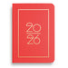 NAVUCKO. Pocket Kalender A6 - 2026 - Bright Red
