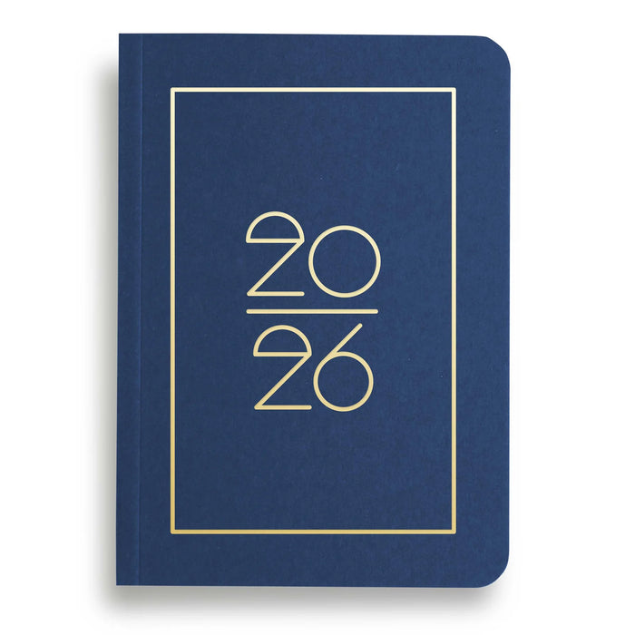 NAVUCKO. Pocket Kalender A6 - 2026 - Dark Blue
