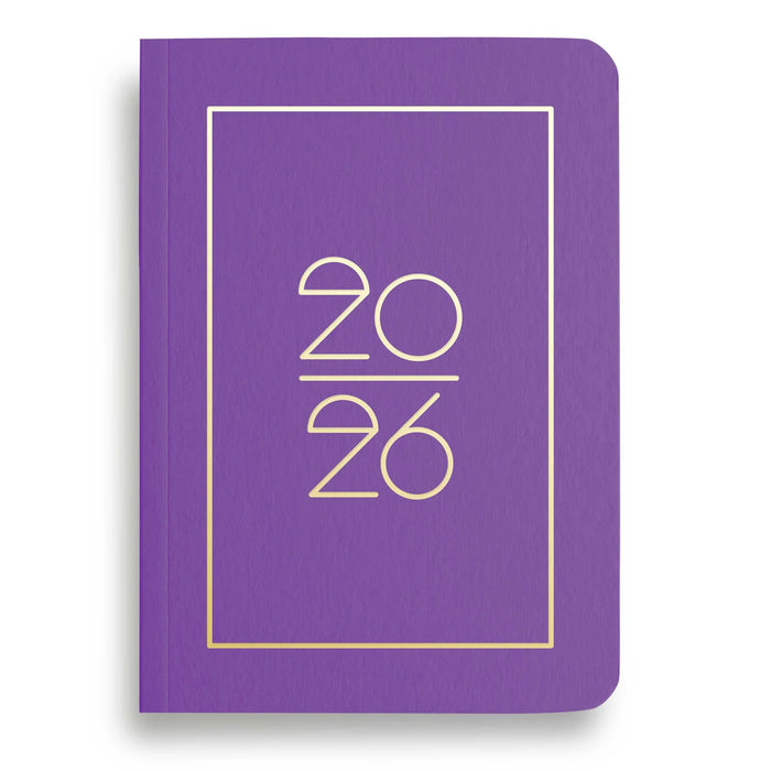 NAVUCKO. Pocket Kalender A6 - 2026 - Purple