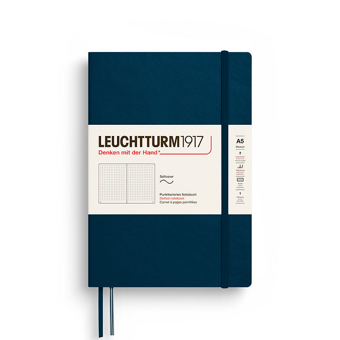 Notizbuch Medium (A5) - Softcover - 123 nummerierte Seiten